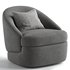 Upholstered Swivel Side Chair - Thumbnail 5
