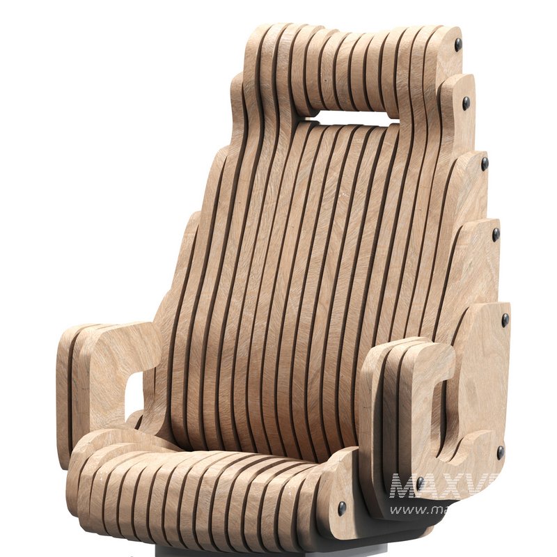 Parametric Wooden Office Chair - Image 4