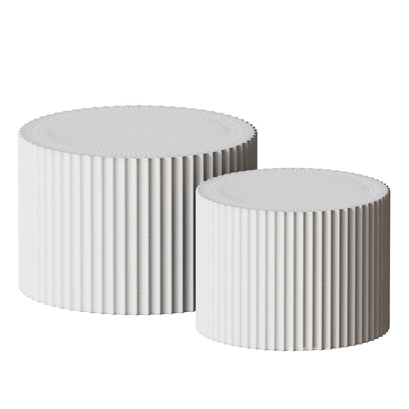 Blayne Round Nesting Coffee Table - Image 6