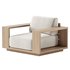 Mallorca Wood Outdoor Lounge Chair - Thumbnail 5