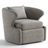 Retro Accent Swivel Chair - Thumbnail 4
