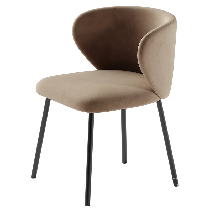 Ellie Fabric Dining Chair - Image 5