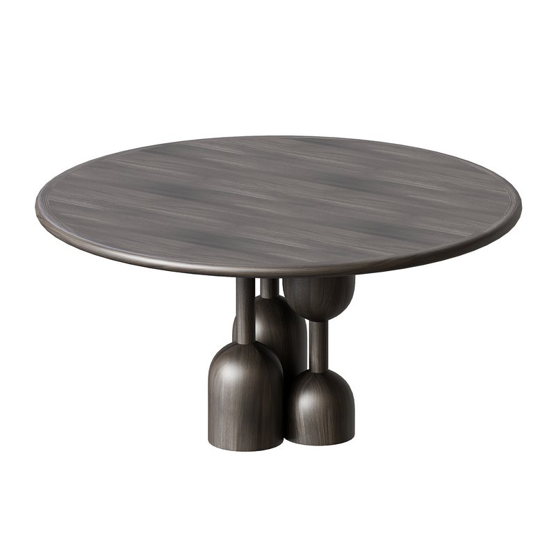 Nordic Style Vintage Solid Wood Round TableNordic Style Vintage Solid Wood Round Table - Image 5