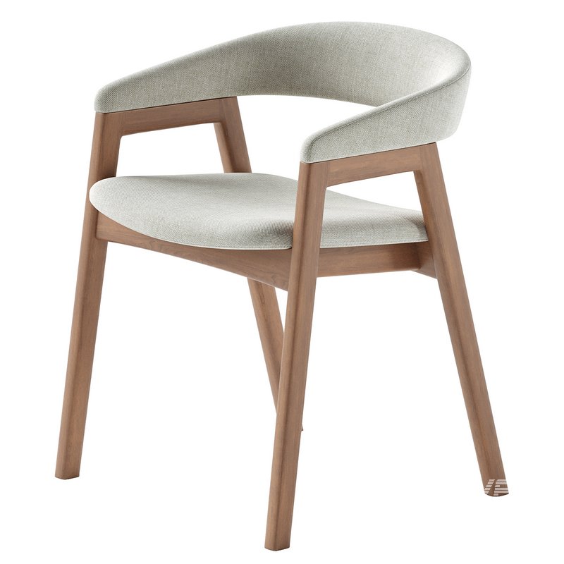 Concorde Fabric Dining Armchair - Image 5