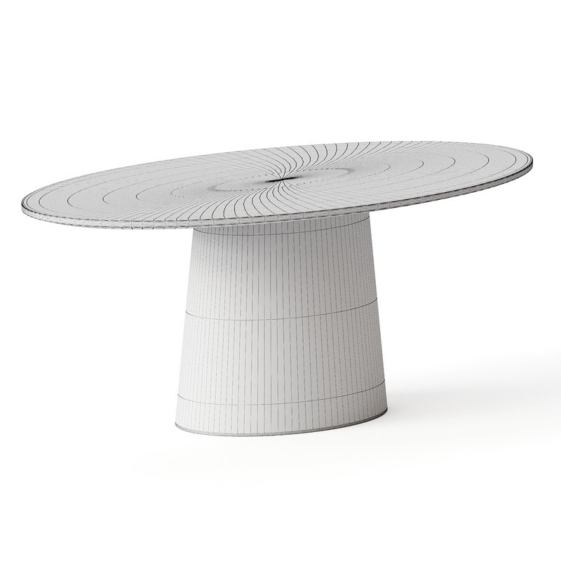 Deodat Oval Dining Table - Image 6