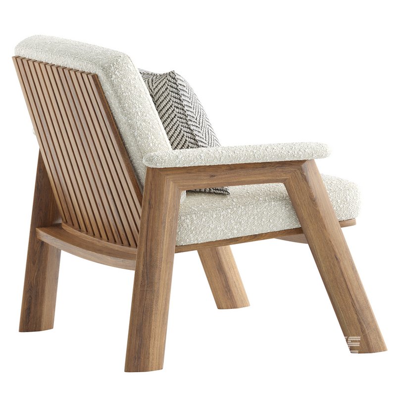 Thomas Bina Boucle Accent Chair - Image 7