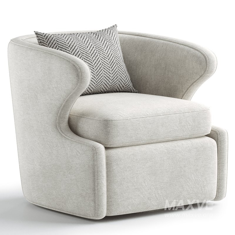 Retro Accent Swivel Chair - Image 6