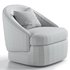 Upholstered Swivel Side Chair - Thumbnail 6