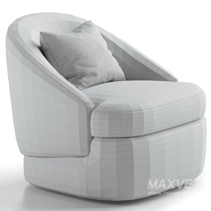 Upholstered Swivel Side Chair - Image 6
