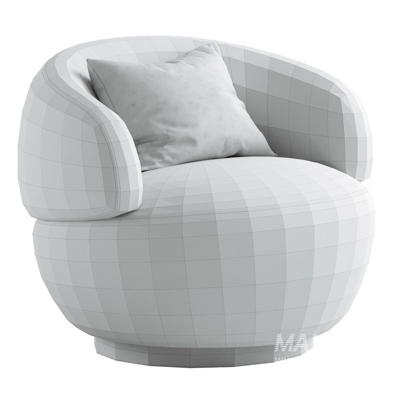 Modern Swivel Easy Chair - Image 5