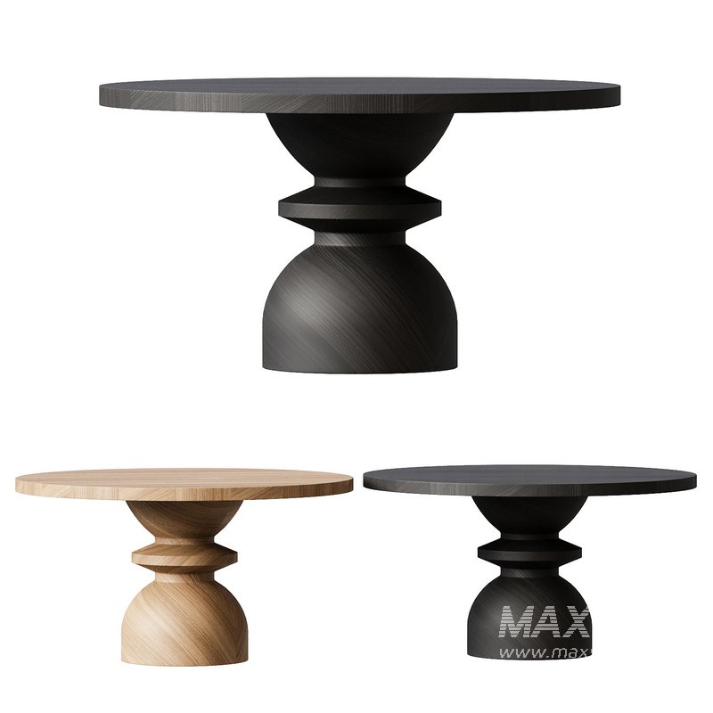 Joel Escalona Designs Socle Dessert Tables, Sweet in Solid Wood No22 - Image 5