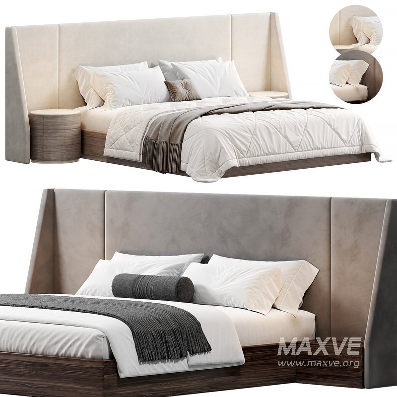 Nova Domus Janice Modern Bed and Nightstands by modishstore - Image 1