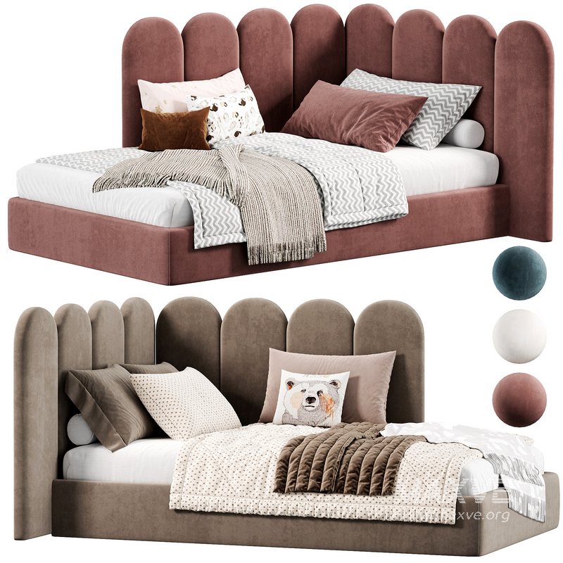 Soft Panels 3D Kids Bed by Livemaster - Image 1