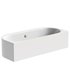 Acrylic bathtub Cezares Metauro wall W37 180×80 cm oval with frame - Thumbnail 3