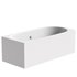 Acrylic bathtub Cezares Metauro Corner L 180×80 cm with frame asymmetrical - Thumbnail 2