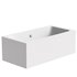 Acrylic bathtub Cezares Plane 180×90 cm with legs - Thumbnail 3