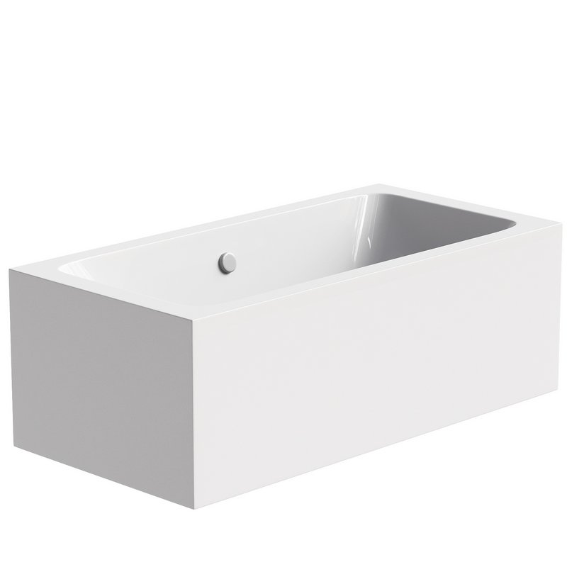 Acrylic bathtub Cezares Plane 180×90 cm with legs - Image 3