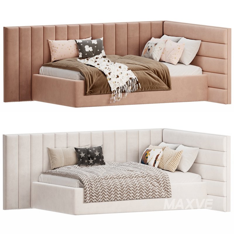 Corner bed Bonpari kids - Image 1