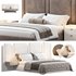 Soft wall panels Palace Bed by wallandwall - Thumbnail 1