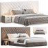Toronto bed with wide headboard by sensorsleep - Thumbnail 1