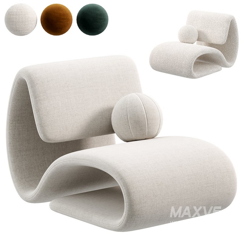 DUBNA lounge chair by Dan Form - Image 1
