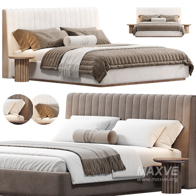 HARRY BED By Berlin camel - Image 1