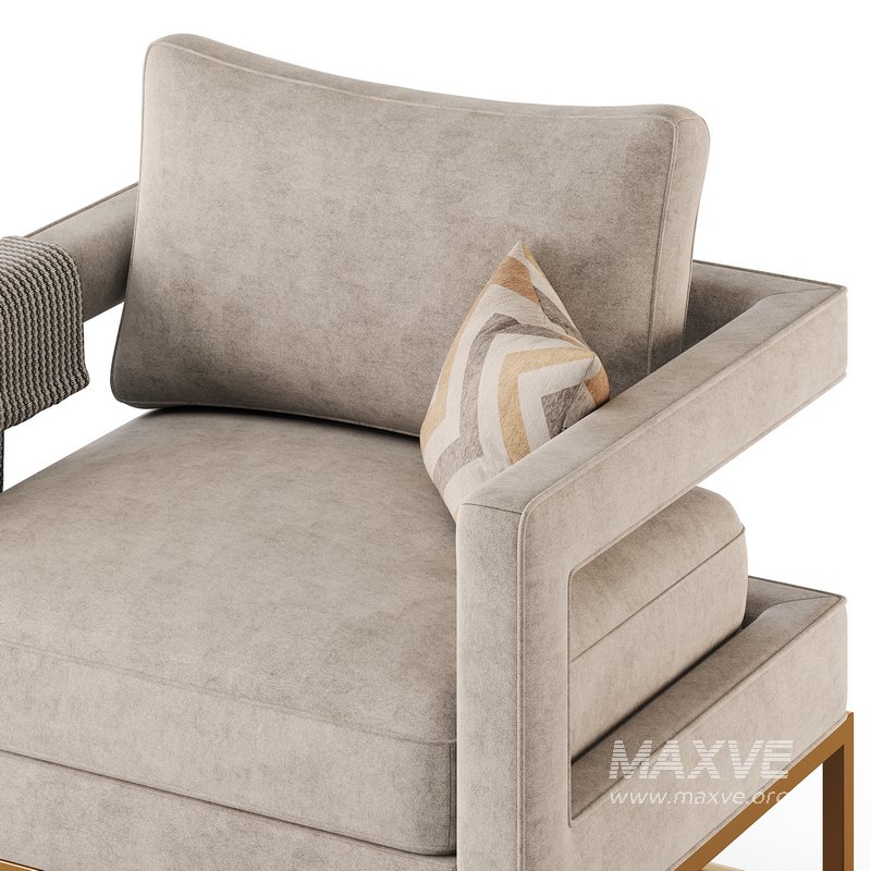 Avery Pink Velvet Chair With - Image 12