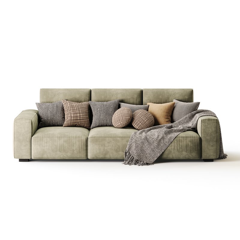 Beige Standard Sofa - Image 4