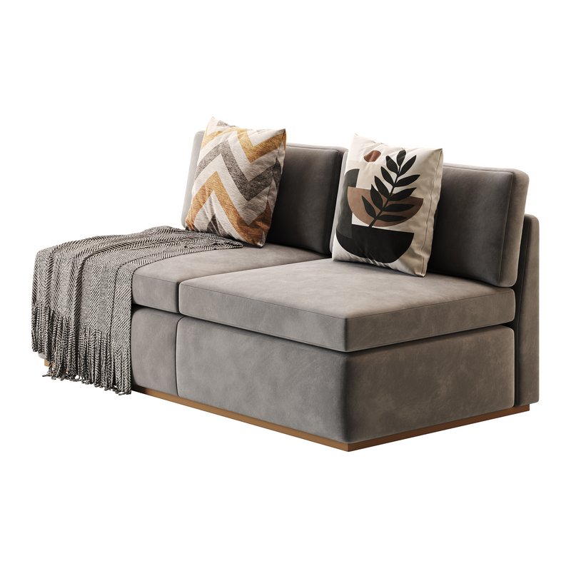 Haase Armless Sofa - Image 10