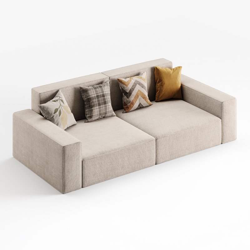 Living Spaces Use Sofa Couch in Grey - Image 9