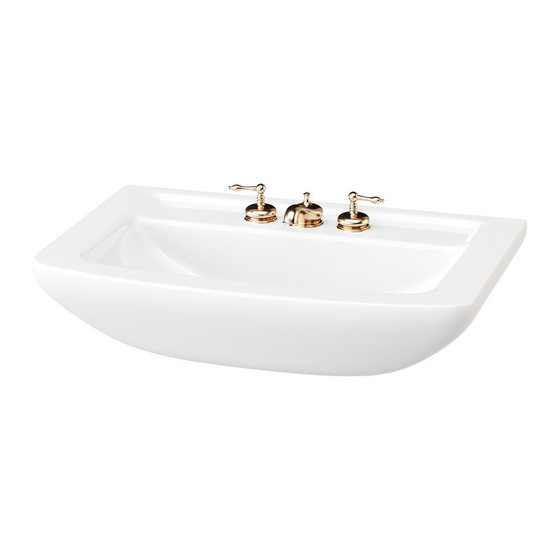 Vega Small Wall Mounted Bathroom Vessel Sink - Image 10
