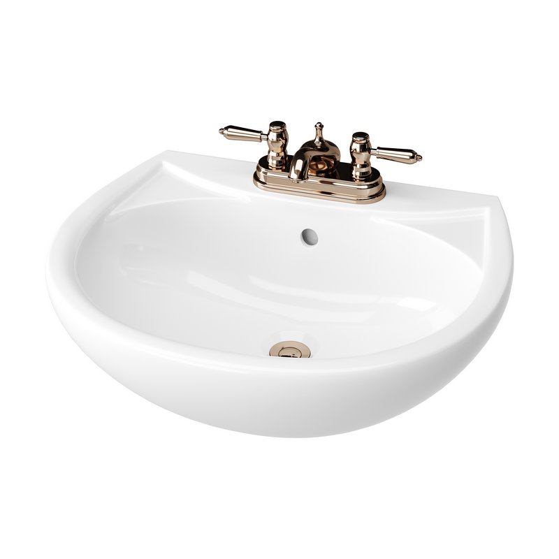 Ondine Pedestal white washbasin - Image 9