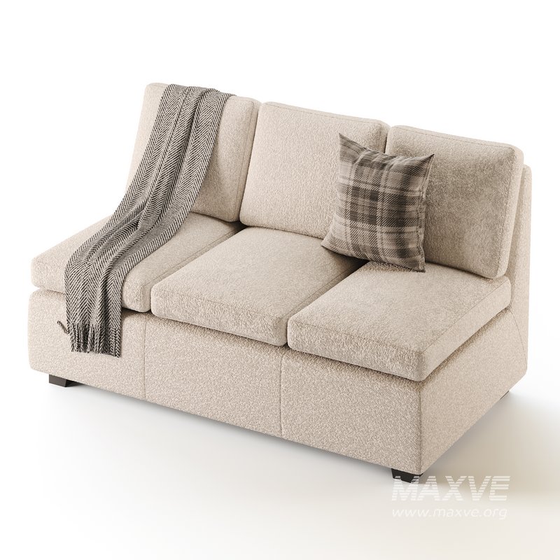 Profiles Armless Sofa - Image 8