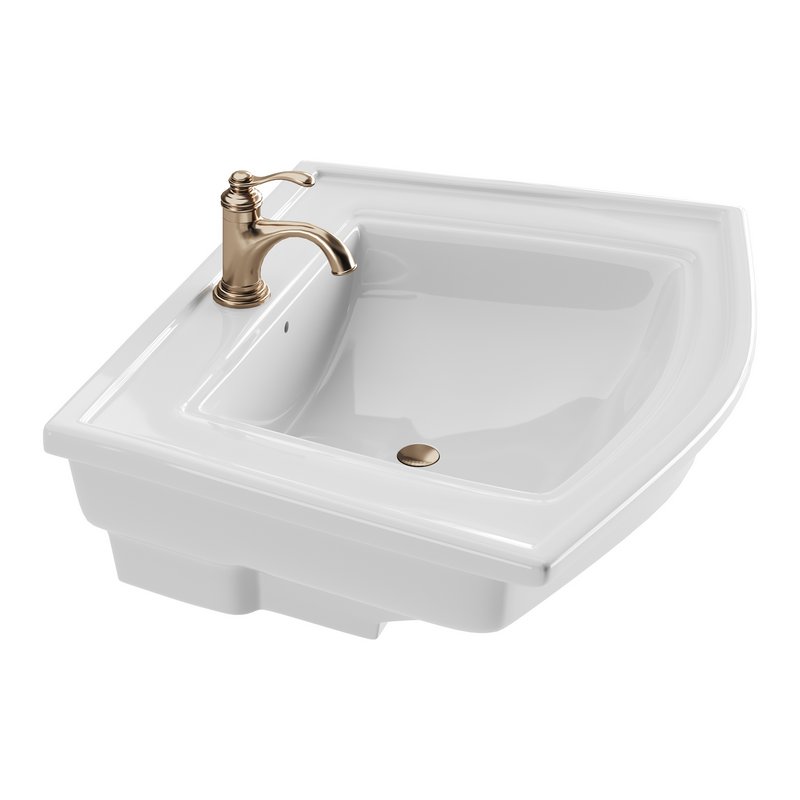 Florence Wall Mount Bathroom Vessel Sink - Image 10