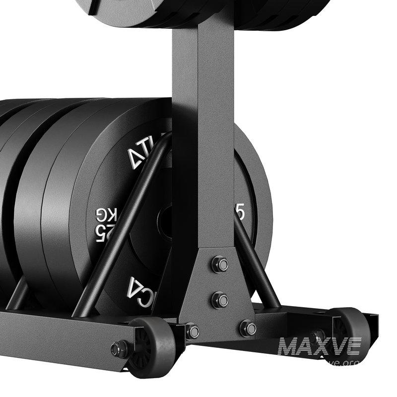 Tusker mobile weight plate rack - Image 9