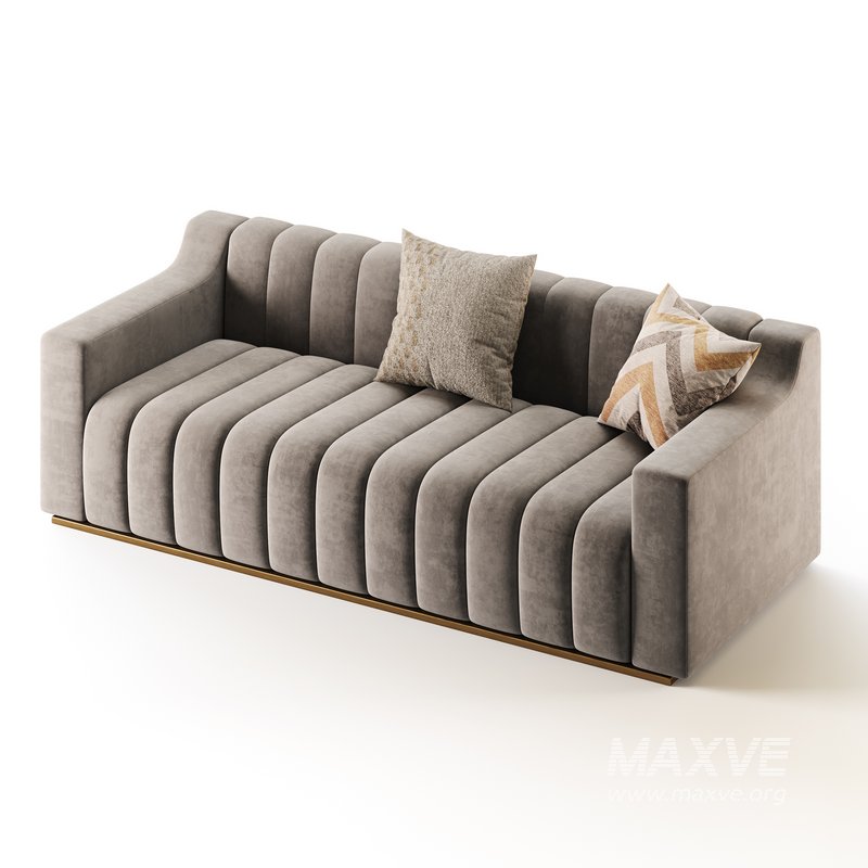 Room Simple Couch Chesterfield Fabric Sofa - Image 8
