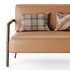 Casual Solid Color Living Room Loveseat in Grey - Thumbnail 9