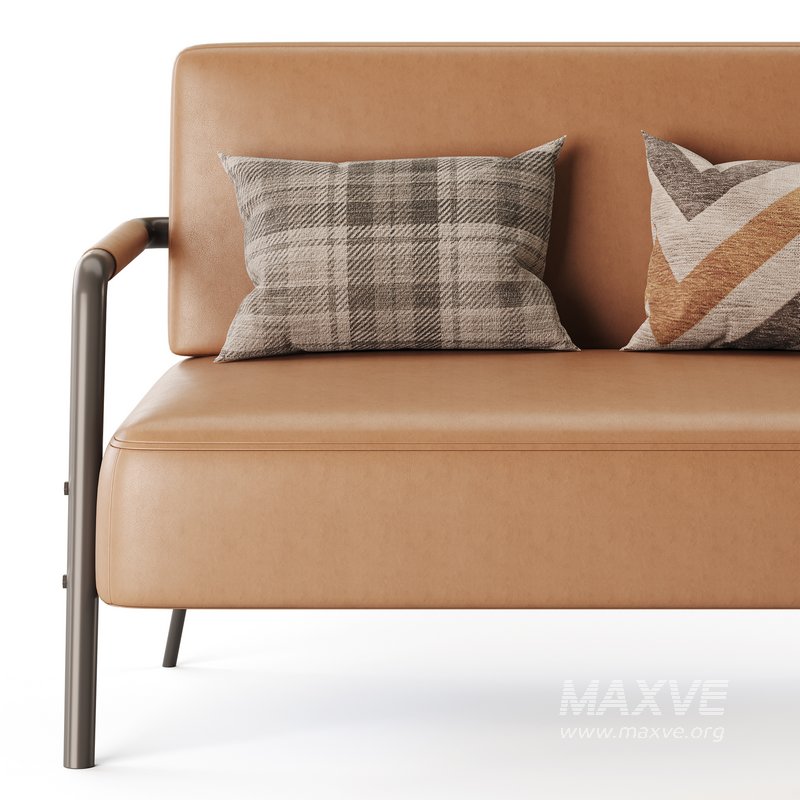 Casual Solid Color Living Room Loveseat in Grey - Image 9