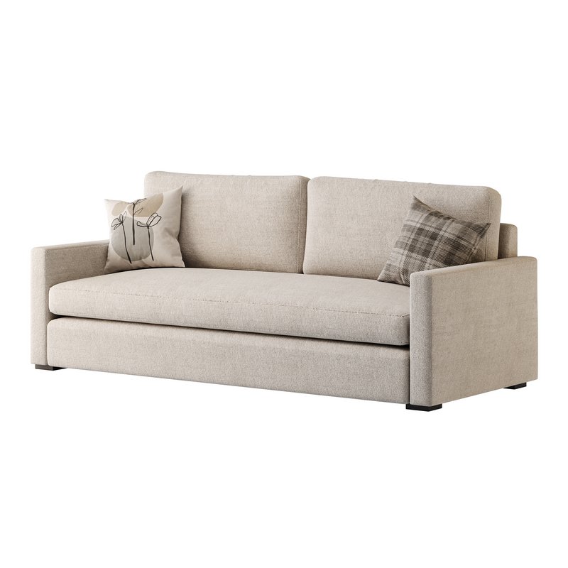 Benjara 86 Inch Fabric Upholstered Sofa - Image 11