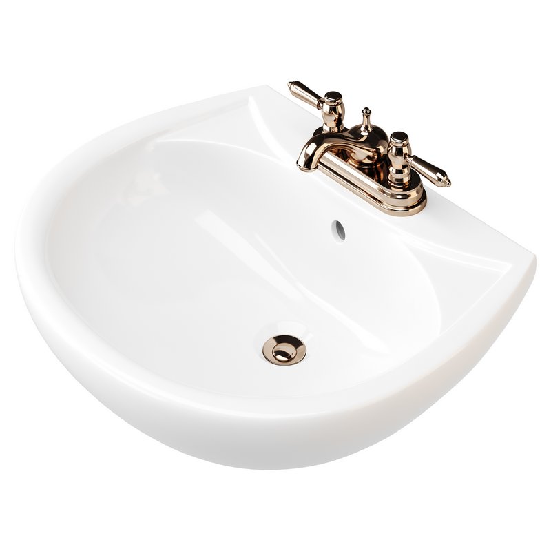 Ondine Pedestal white washbasin - Image 10