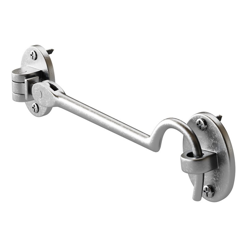 Oil Rubbed Bronze Finish Solid Brass Swivel Pivot Style Cabin Eyelet Latches - Image 9