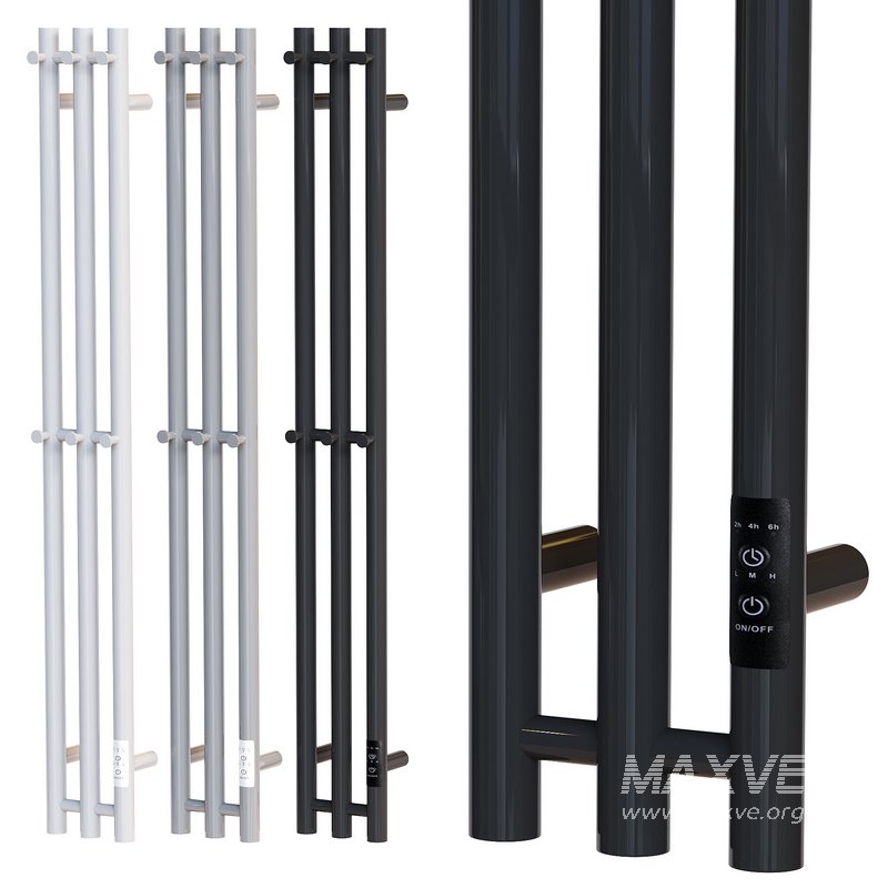 Electric heated towel rail EWRIKA Penelope X3 120 black - Image 1