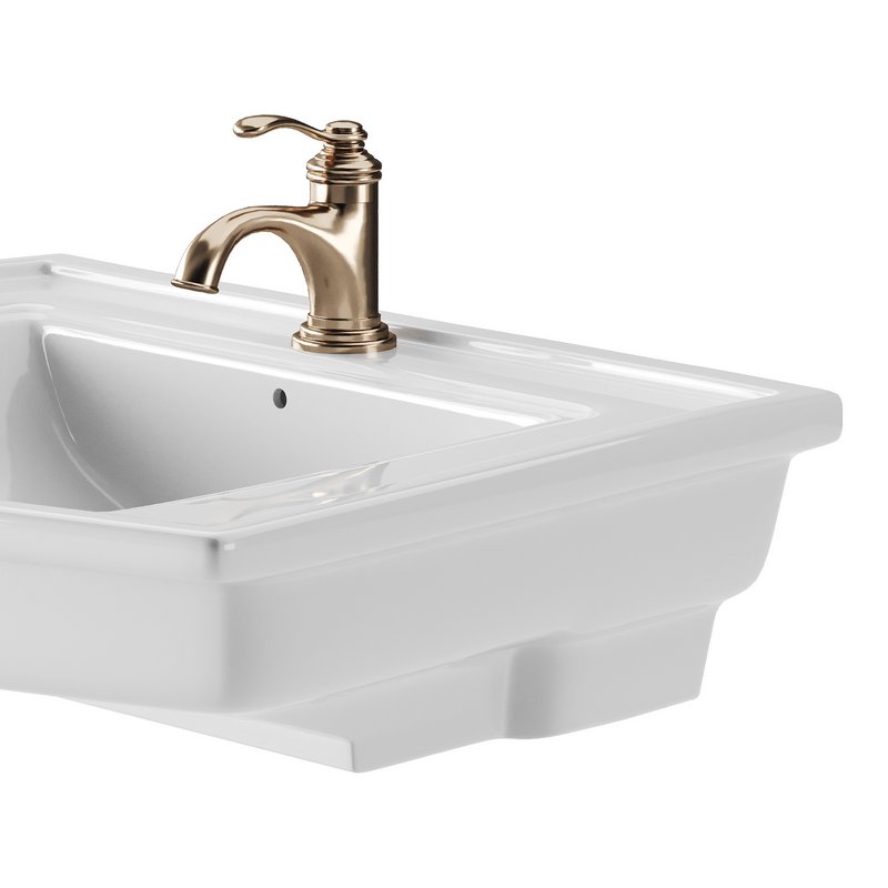 Florence Wall Mount Bathroom Vessel Sink - Image 11