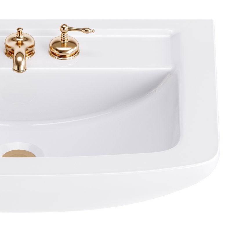 Vega Small Wall Mounted Bathroom Vessel Sink - Image 11