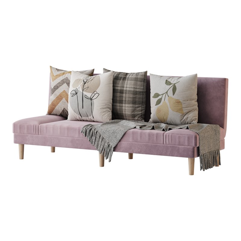 Armless Foldable Convertible Sofa - Image 11