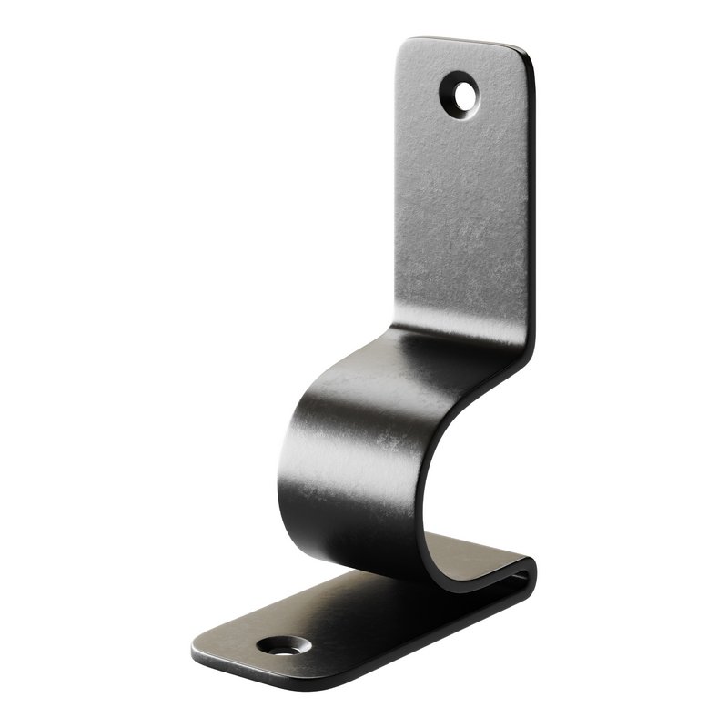 Polished Nickel Stair Runner Rod Bracket holder - Image 11