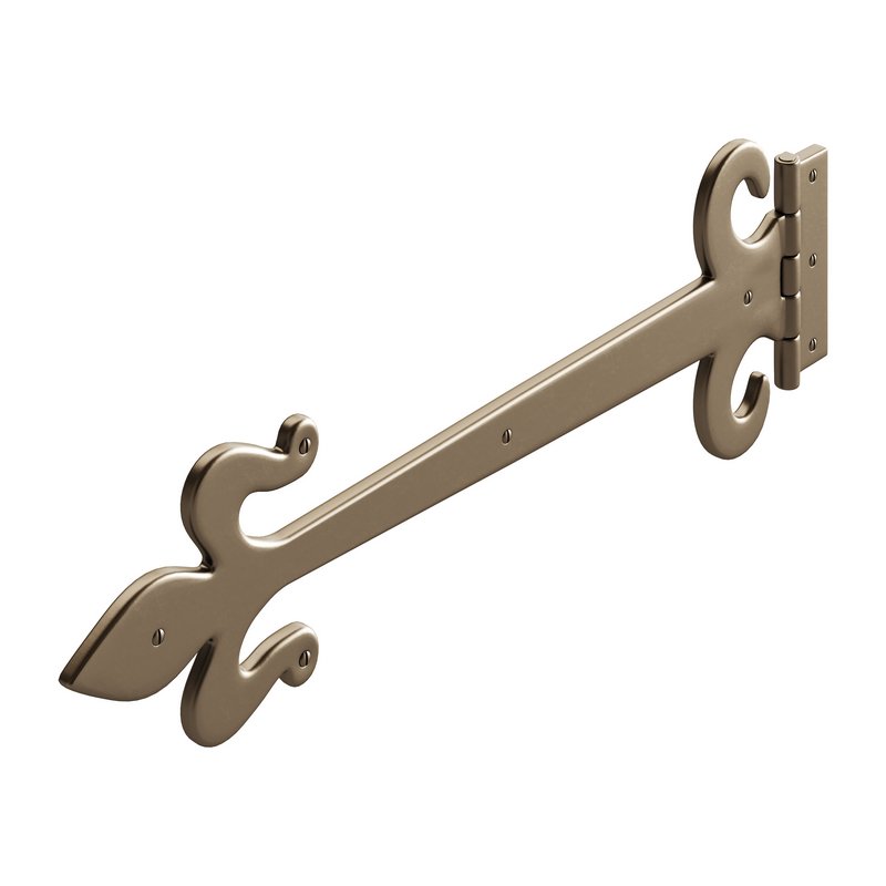 Wrought Iron Flush Mount Door Hinge - Image 11