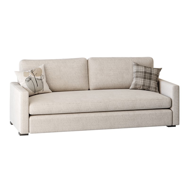 Benjara 86 Inch Fabric Upholstered Sofa - Image 12