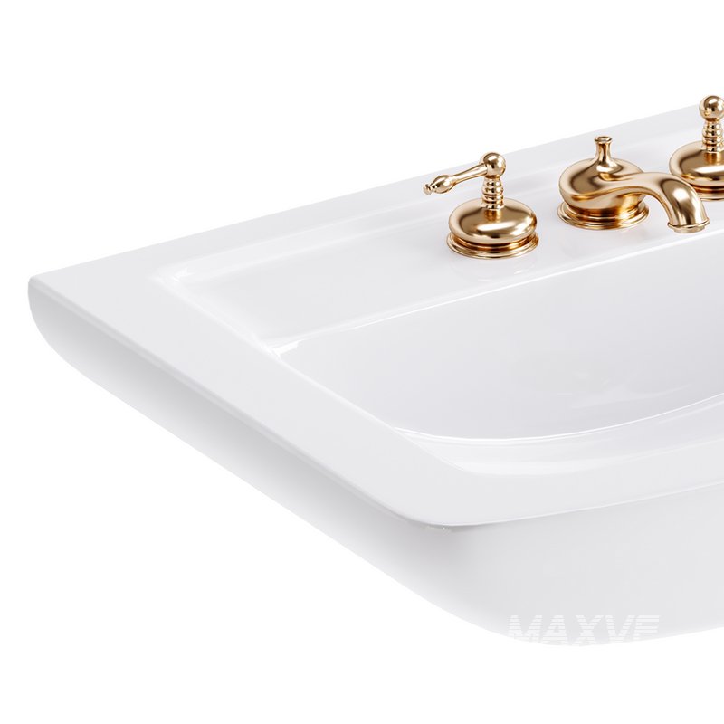 Vega Small Wall Mounted Bathroom Vessel Sink - Image 12