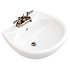 Ondine Pedestal white washbasin - Thumbnail 13